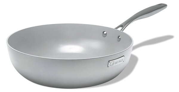 Elmich Nepřilnavá nerezová Wok pánev Tria Ceramic s keramickým povrchem Ø 28 cm