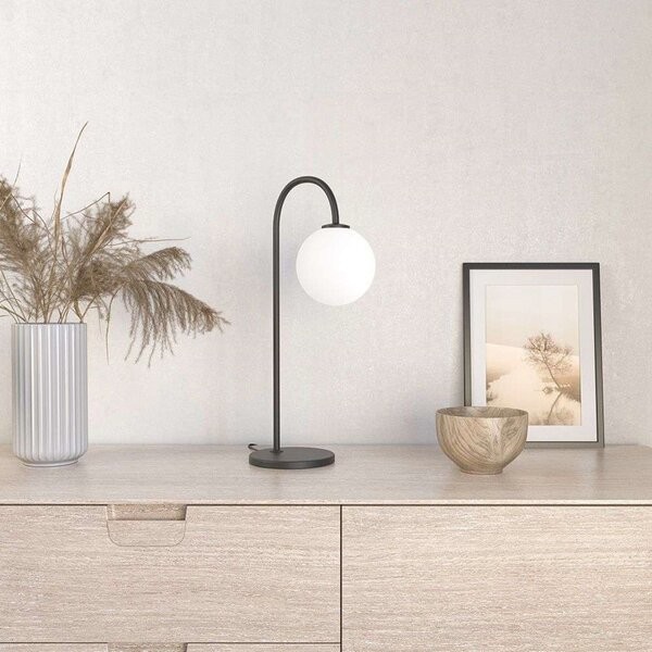 Stolní lampa Herstal, Zlatá / mosazná, Obývací pokoj, Kov
