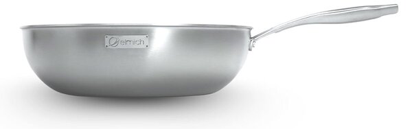Elmich Nepřilnavá nerezová Wok pánev Tria Ceramic s keramickým povrchem Ø 28 cm