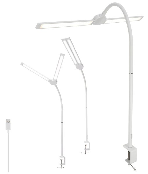 Brilagi - LED Stmívatelná stolní lampa USB VARIO LED/14W/5V 3000-6000K bílá