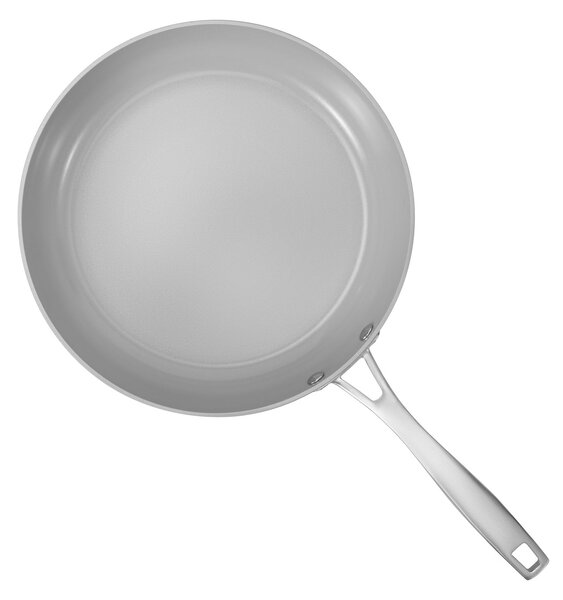 Elmich Nepřilnavá keramická Wok pánev Vital Ø 26 cm - krémově bílá