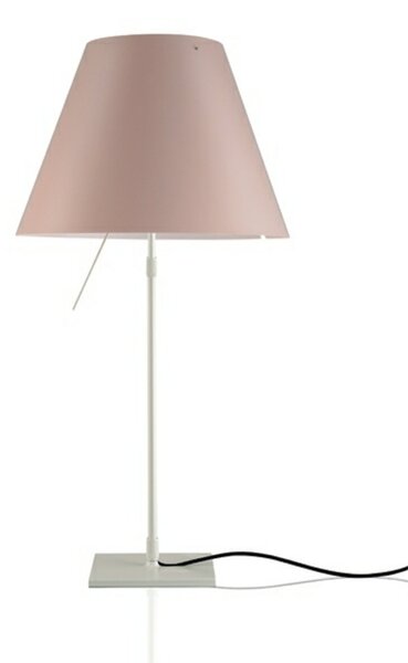 Stolní lampa Luceplan, Pudrová, Obývací pokoj, Hliník