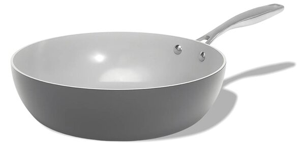 Elmich Nepřilnavá keramická Wok pánev Vital Ø 26 cm - tmavě šedá