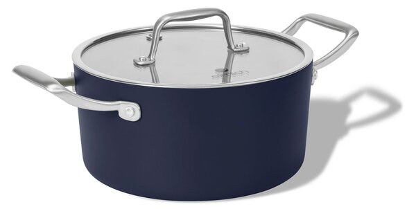Elmich Nepřilnavý keramický hrnec Vital Ø 18 cm (2L) - tmavě modrá