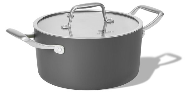 Elmich Nepřilnavý keramický hrnec Vital Ø 18 cm (2L) - tmavě šedá