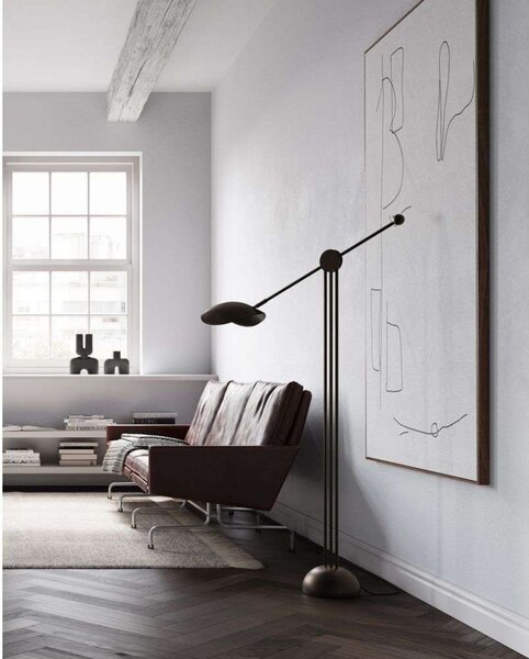 Stojací Lampa 101 COPENHAGEN, stmívatelné, Bronzová / starobylá mosaz, Obývací pokoj, Kov