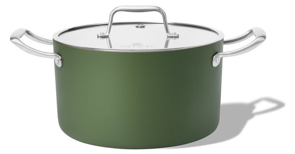 Elmich Nepřilnavý keramický hrnec Vital Ø 20 cm (2.5L) - olivově zelená