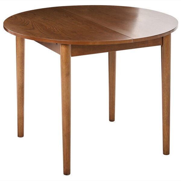 Rozkládací jídelní stůl ECHO Tmavý dub 107/137 cm 107 cm