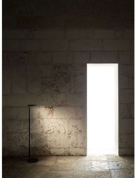 Stojací Lampa FLOS, stmívatelné, Hnědá / Rezavá, Obývací pokoj, Hliník