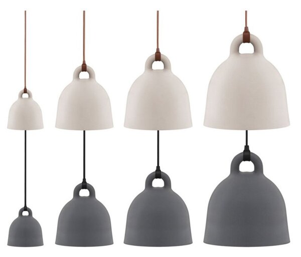 Závěsná svítidlo Normann Copenhagen, Béžová, Obývací pokoj, Hliník