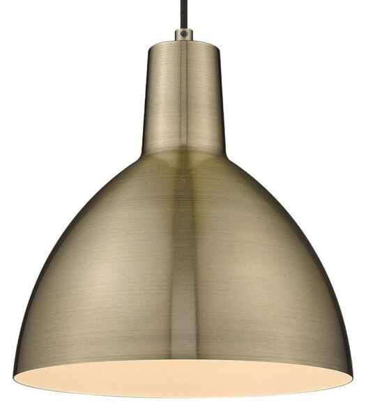 Závěsná svítidlo Halo Design, Zlatá / mosazná, Jídelna, Kov