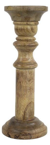 Dřevěný svícen Mana z mangového dřeva M - 11*11*30cm - Mars & More