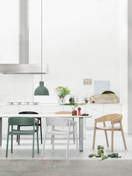 Závěsná svítidlo Muuto, Šedá, Obývací pokoj, Plast, Design