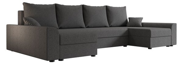 Elegantní sedací souprava do U DAGMAR - šedá