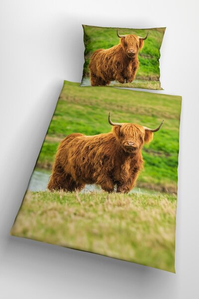 3d povlečení s jakem - Yak mikroplyš 140x200 cm