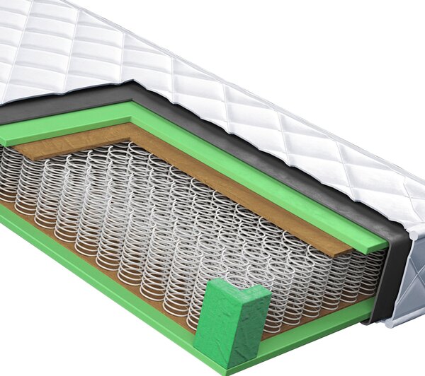 MATRACE S PRUŽINOVÝM JÁDREM, 90/200 cm Boxxx - Pěnové matrace, Online Only
