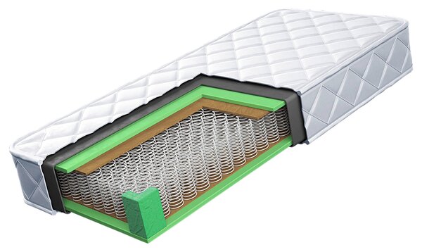 MATRACE S PRUŽINOVÝM JÁDREM, 90/200 cm Boxxx - Pěnové matrace, Online Only