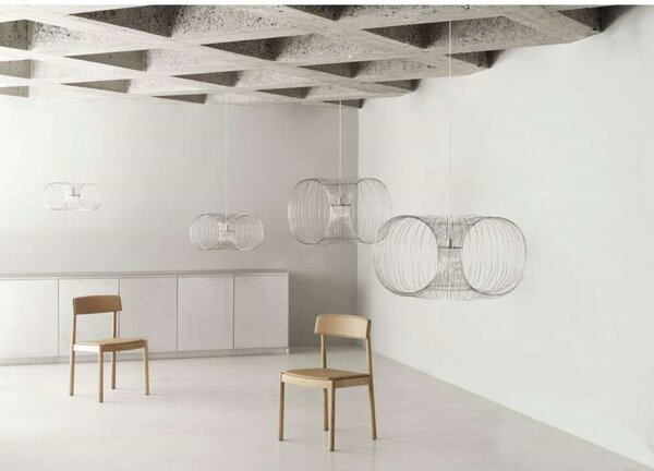 Závěsná svítidlo Normann Copenhagen, Metalická, Obývací pokoj, Kov