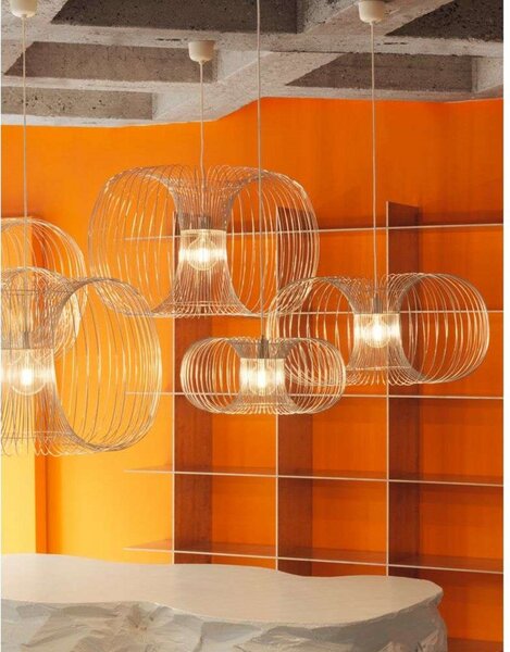 Závěsná svítidlo Normann Copenhagen, Metalická, Obývací pokoj, Kov
