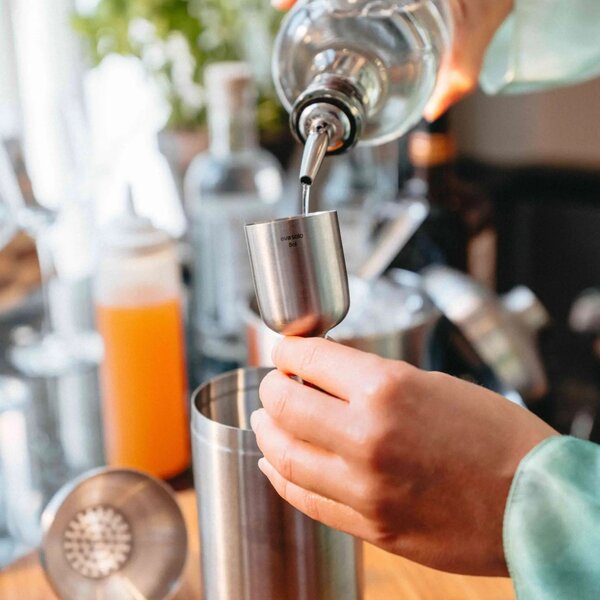 Barmanská odměrka Eva Solo stříbrná