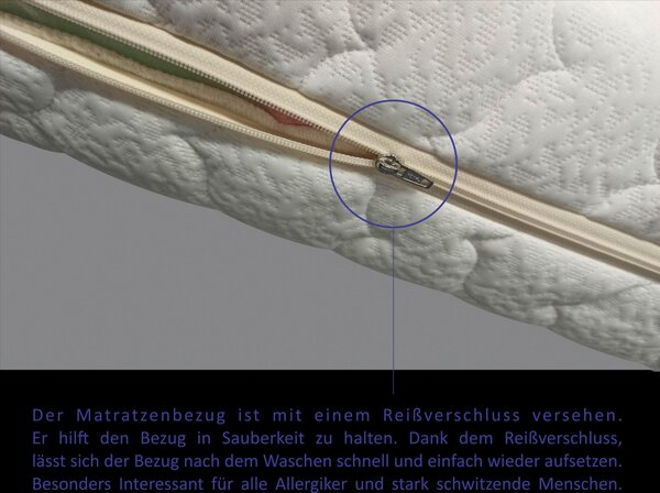 TAŠTIČKOVÁ MATRACE, 140/200 cm Boxxx - Pěnové matrace, Online Only