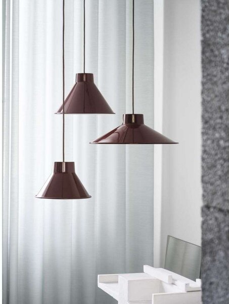 Závěsná svítidlo Muuto, Červená, Jídelna, Kov, Design