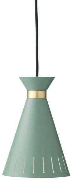 Závěsná svítidlo Warm Nordic, Cone, stmívatelné, Zelená, Jídelna, Kov, Vintage