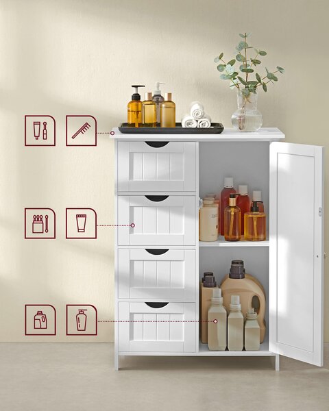 MIDI SKŘÍŇKA, bílá, 65/90/35 cm MID.YOU - Koupelnové série, Online Only