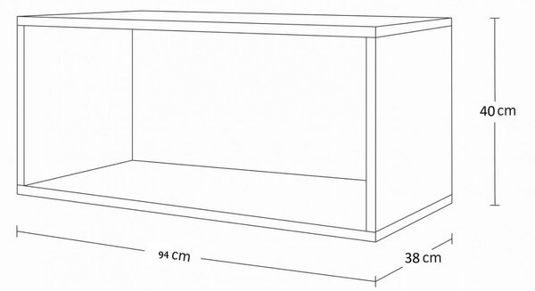 Moderní obývací sestava BRADT 11 - bílá