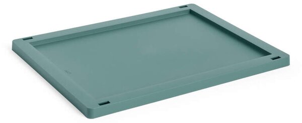 HAY Plastové víko Colour Crate Medium, dark green