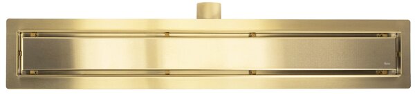 Odtokový žlab Rea Neox brush gold 50