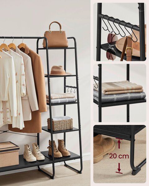 ŠATNÍ STOJAN, 120/160/45 cm - Online Only šatny & botníky, Online Only