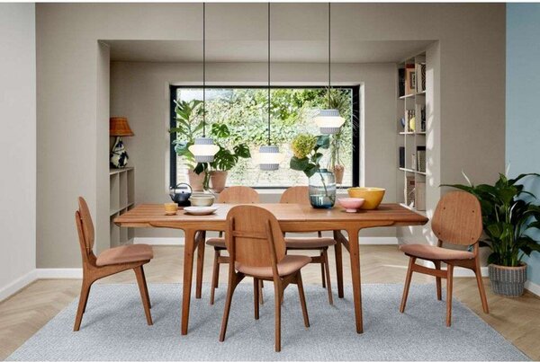 Závěsná svítidlo Warm Nordic, Opal Arch, stmívatelné, Oranžová, Jídelna, Kov, Design
