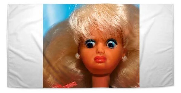 Sablio Ručník WTF Barbie - Meme Barbie - 30x50 cm
