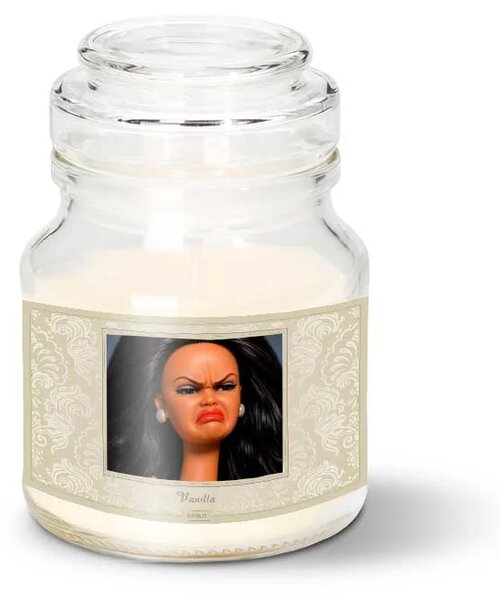 Sablio Svíčka Naštvaná Barbie - Meme Barbie - 120 g