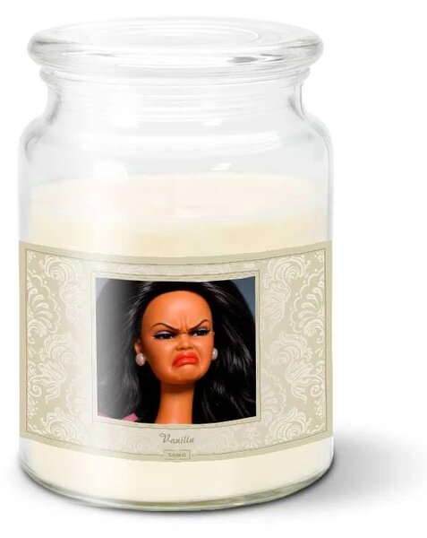 Sablio Svíčka Naštvaná Barbie - Meme Barbie - 500 g