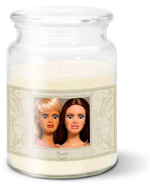 Sablio Svíčka Šokovaná Barbie - Meme Barbie - 500 g