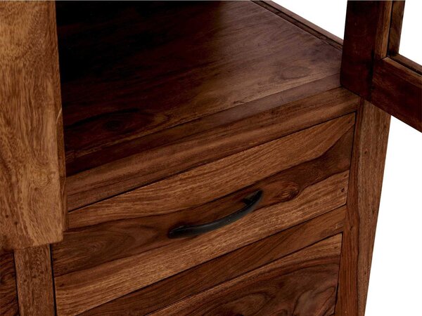 Masivní vitrína z palisandru Rosewood