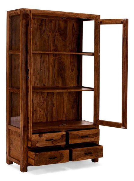 Masivní vitrína z palisandru Rosewood