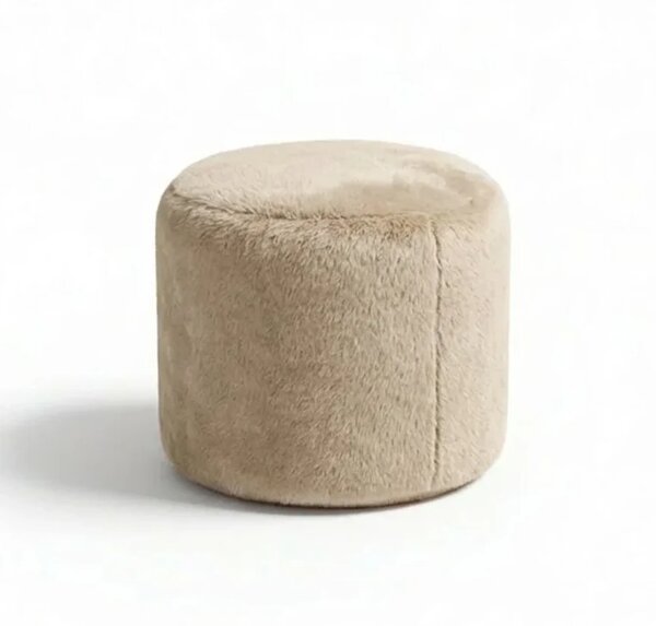 Sablio Taburet Circle SOFTY - Sand - 38x48 cm