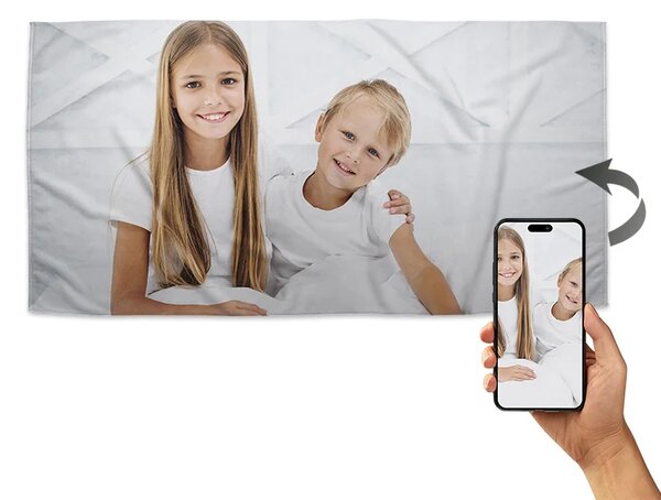 Sablio Osuška s vlastní fotografií: 70x140 cm