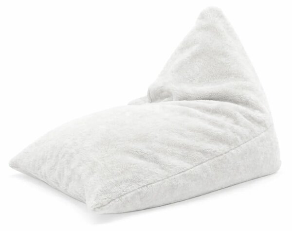 Sablio Sedací vak Triangl SOFTY - Cloud White - 120 x 100 x 100 cm