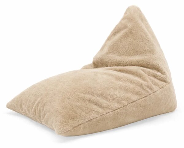 Sablio Sedací vak Triangl SOFTY - Sand - 120 x 100 x 100 cm
