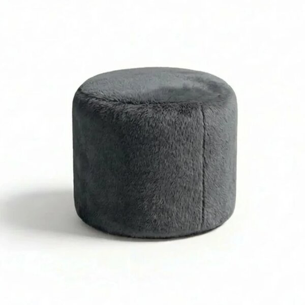 Sablio Taburet Circle SOFTY - Graphite - 38x48 cm