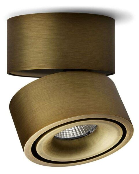 Stropní Lampa ANTIDARK, stmívatelné, Zlatá / mosazná, Obývací pokoj, Hliník