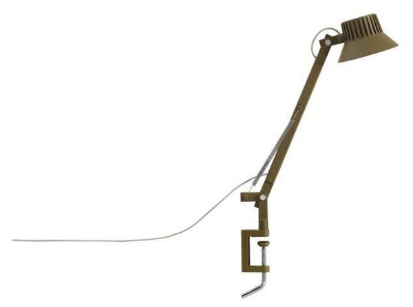 Stolní lampa Muuto, Hnědá / Rezavá, Pracovna, Hliník