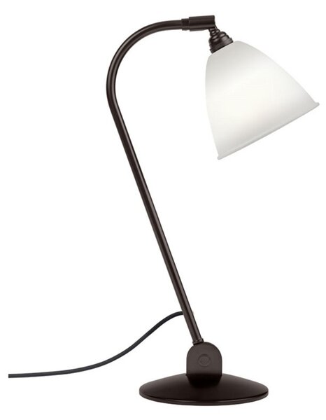 Stolní lampa Bestlite BL2, porcelán/černá, Ø 16 cm