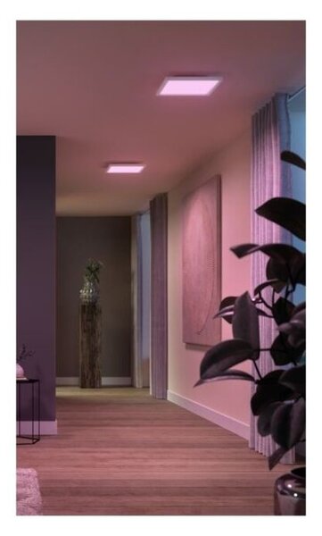 8720169159136 Philips HUE Surimu stropní panel SQ 300x300mm 25W/1760lm 2000-6500K +RGB bílá