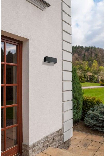 Asker Big LED Venkovní Nástěnné Svítidlo 8,4W Černá