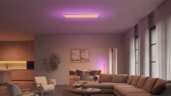 Philips Hue White and color ambiance 8720169277731 Datura Recrangular stropní panel 300x1200mm LED 67W/4800lm 2000-6500K+RGB bílá